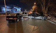 Под Волгоградом в тройном ДТП пострадал 18-летний водитель иномарки