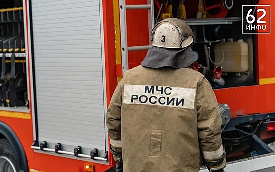 В Ухоловском районе 9 человек тушили дом