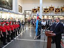 Юнармейцы из Марьиной рощи принесли клятву в Центральном музее Вооружённых сил