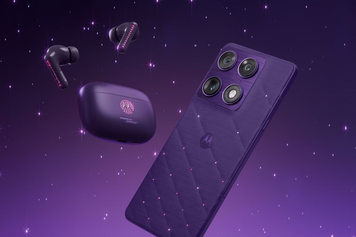 Motorola представила люксовые смартфон и наушники с кристаллами Swarovski