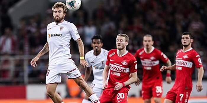 Тихонов: футболисты "Браги" оказались индивидуально сильнее игроков "Спартака" в матче ЛЕ