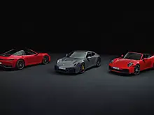 Первый в истории гибридный Porsche 911, обновлённая «трёшка» BMW и электрический Jeep Wagoneer: главное за неделю