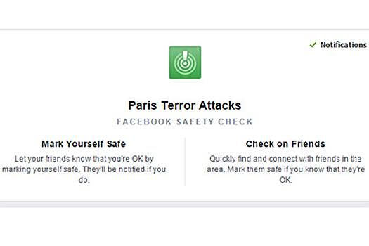 Facebook добавил функцию в связи с терактами в Париже