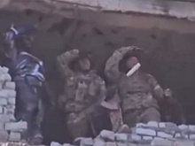 Бойцы ВС РФ в Красноармейске изобразили картину "Богатыри" Васнецова