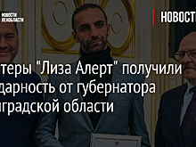 Волонтеры "Лиза Алерт" получили благодарность от губернатора Ленинградской области