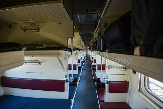 Поезд плацкарт фото 2025 как выглядит