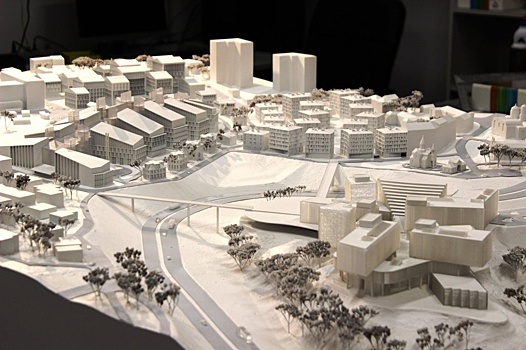 Архитекторы показали макет технопарка в центре Нижнего Новгорода