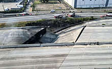 В Минтрансе США считают, что обрушение на трассе I-95 грозит серьезными последствиями