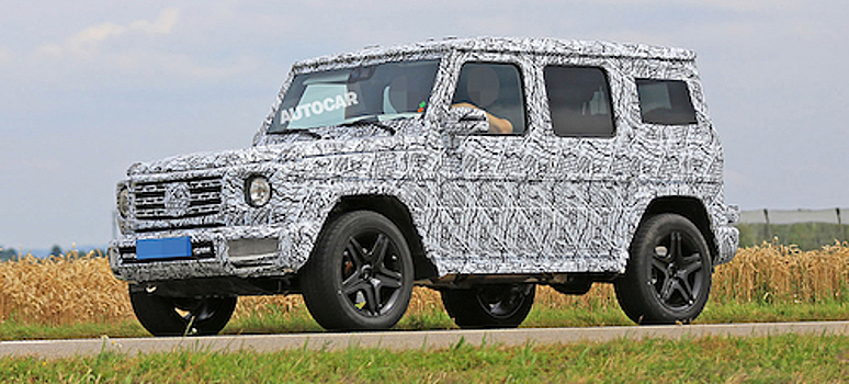 Новый Mercedes-Benz G-Class впервые засняли на видео