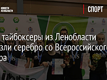 Юные тайбоксеры из Ленобласти привезли серебро со Всероссийского турнира