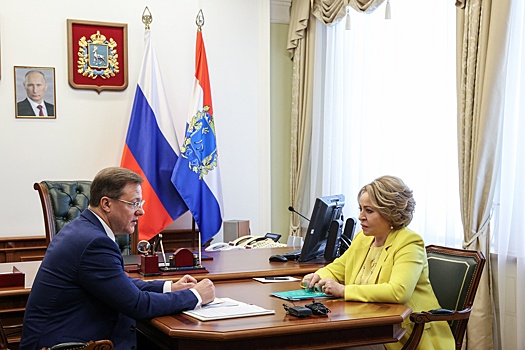 Валентина Матвиенко отметила положительные изменения в Самарском регионе
