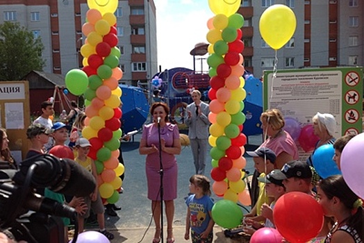 Новую современную детскую площадку открыли в городском округе Ликино‑Дулево