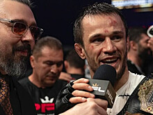 Усман Нурмагомедов победил Пола Хьюза и защитил чемпионский пояс Bellator в легком весе