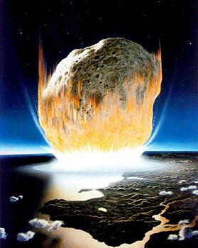 Астероид, погубивший динозавров, вызвал гигантское цунами