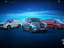 Ford Transit Custom показали с ДВС, в виде гибрида и в полностью электрическом варианте e-Transit
