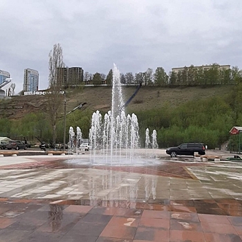 В Нижнем Новгороде заработал новый фонтан