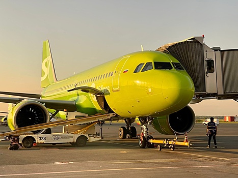 В двигатель самолета S7, летевшего из Москвы в Новосибирск, попала птица