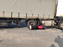 На Ряжском шоссе произошло ДТП с участием мотоциклиста