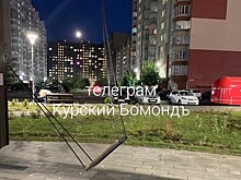 В Курске в новом сквере «Молодежный» сломались качели