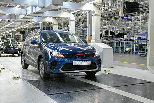 Есть 30 тысяч: с конвейера экс-завода Hyundai сошел юбилейный автомобиль