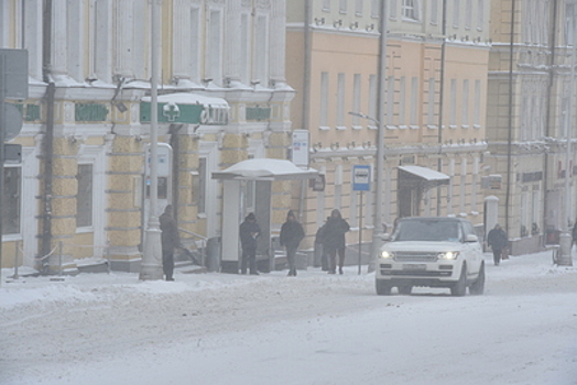 Снегопад накрыл Москву