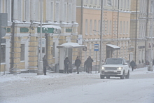 Снегопад накрыл Москву