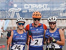 Лыжероллеры. Спринт на Дворцовой. Лукашова и Краснов победили, Резцова – 2-я