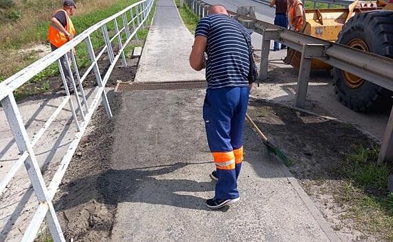 В Курске проблемный тротуар на Плевицкой снова укрепили