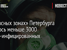 В «красных зонах» Петербурга осталось меньше 3000 ковид-инфицированных
