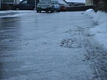 В Кольчугинском районе на дороге занесло автобус с пассажирами