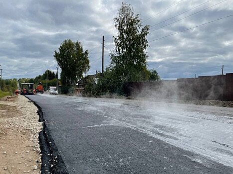 В Юрье ремонтируют улицу Сусловскую