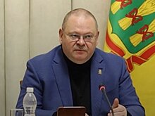 Губернатор изучает фотографии с результатами работы коммунальщиков
