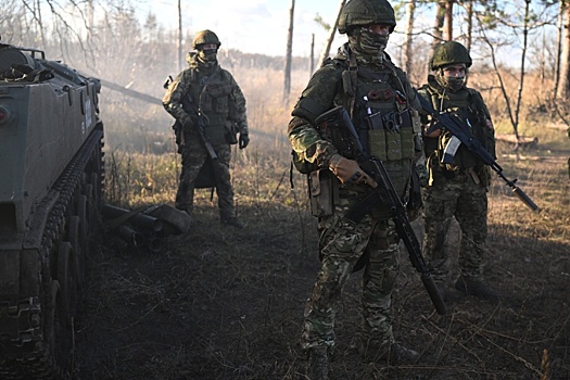 Три разведчика ВС РФ расстреляли в упор десант ВСУ внутри Bradley