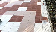 Первые 100 кв. метров мозаичной плитки уложили на бульваре Пирогова в Вологде