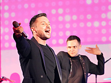 Сергей Лазарев и Анна Семенович выступили для детей в Православном центре в Подмосковье