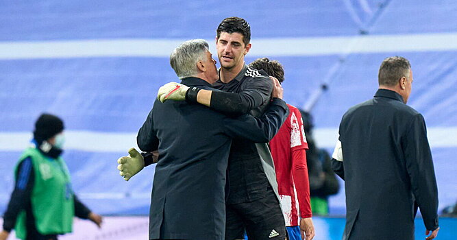 Карло Анчелотти: «Участие Куртуа в игре с «Барсой» исключено. Рюдигер в порядке, но нужна маска»