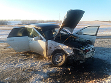 На трассе в Сакмарском районе столкнулись «Приора» и Suzuki