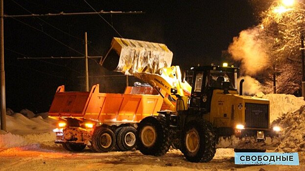 Ночью саратовские коммунальщики хотят основательно расчистить шесть дорог. Список	