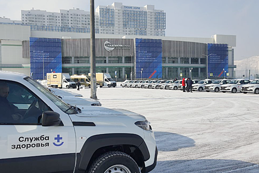 Медучреждения Красноярского края получили новую партию автомобилей