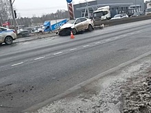 Женщина пострадала в жестком ДТП с большегрузом в Нижнем Новгороде