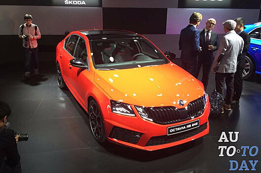 Женевский автосалон: самый мощный Skoda Octavia vRS 245 открыл свой облик