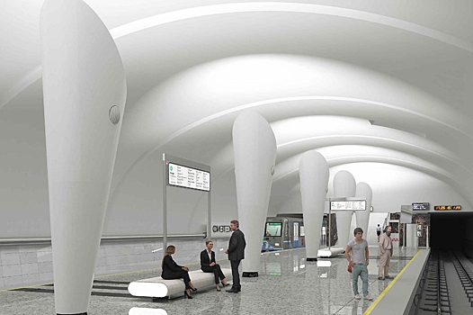 Бочкарев: Монолитные работы на платформе станции «Физтех» салатовой ветки метро выполнены наполовину