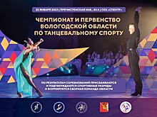 Пять танцевальных пар из Вологды победили на областном чемпионате в «Спектре»