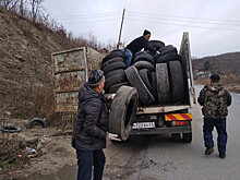 Во Владивостоке переработают более 30 тысяч старых автопокрышек