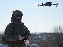 ВС России ударом дрона уничтожили бронемашину ВСУ в ДНР