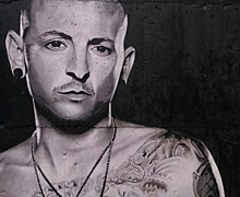 Новым пермским арт-объектом стал граффити-портрет солиста Linkin Park