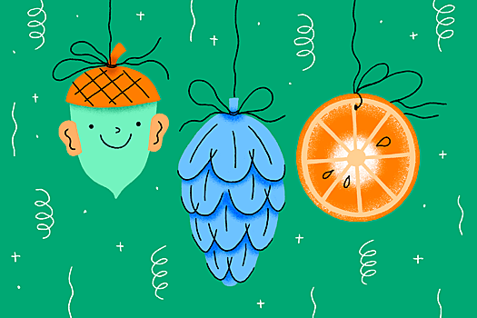 10 простых елочных игрушек, которые можно сделать своими руками