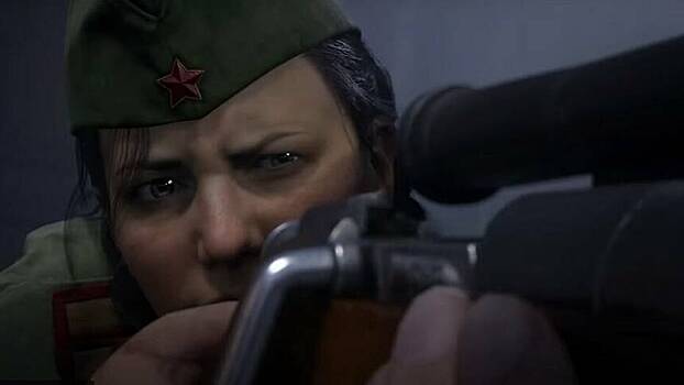Геймплей Call of Duty: Vanguard за советскую снайпершу