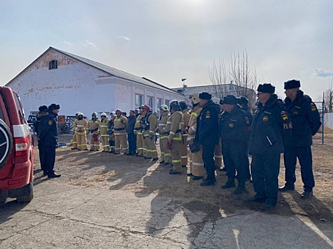 Пожарно-тактические учения прошли в школе №1 в Новокручининском