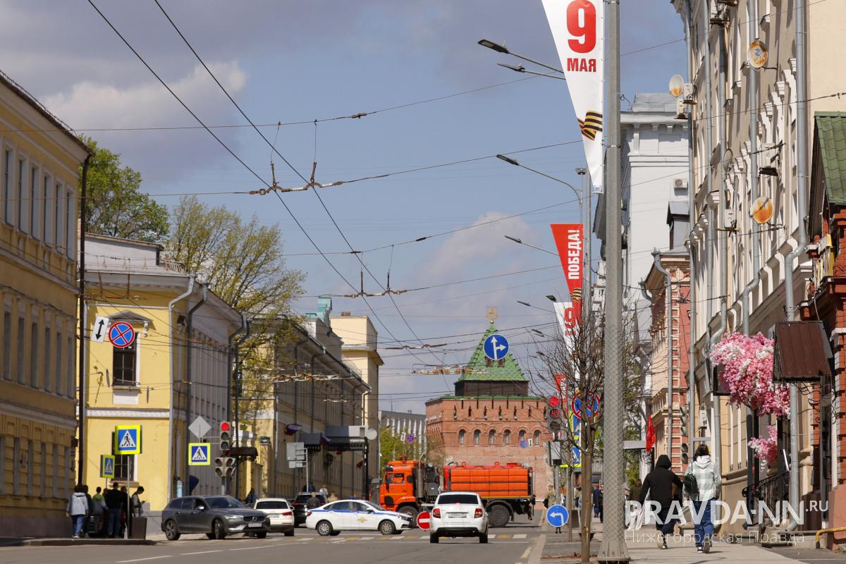 Праздничная инсталляция появилась к 9 мая на улицах Нижнего Новгорода